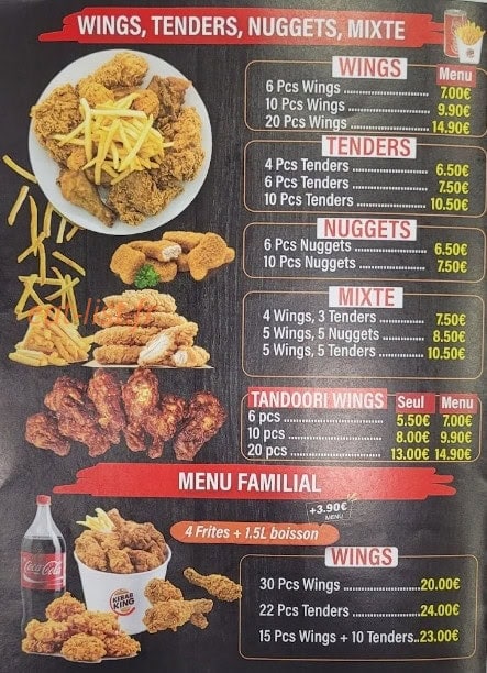 Kebab King — carte page 4