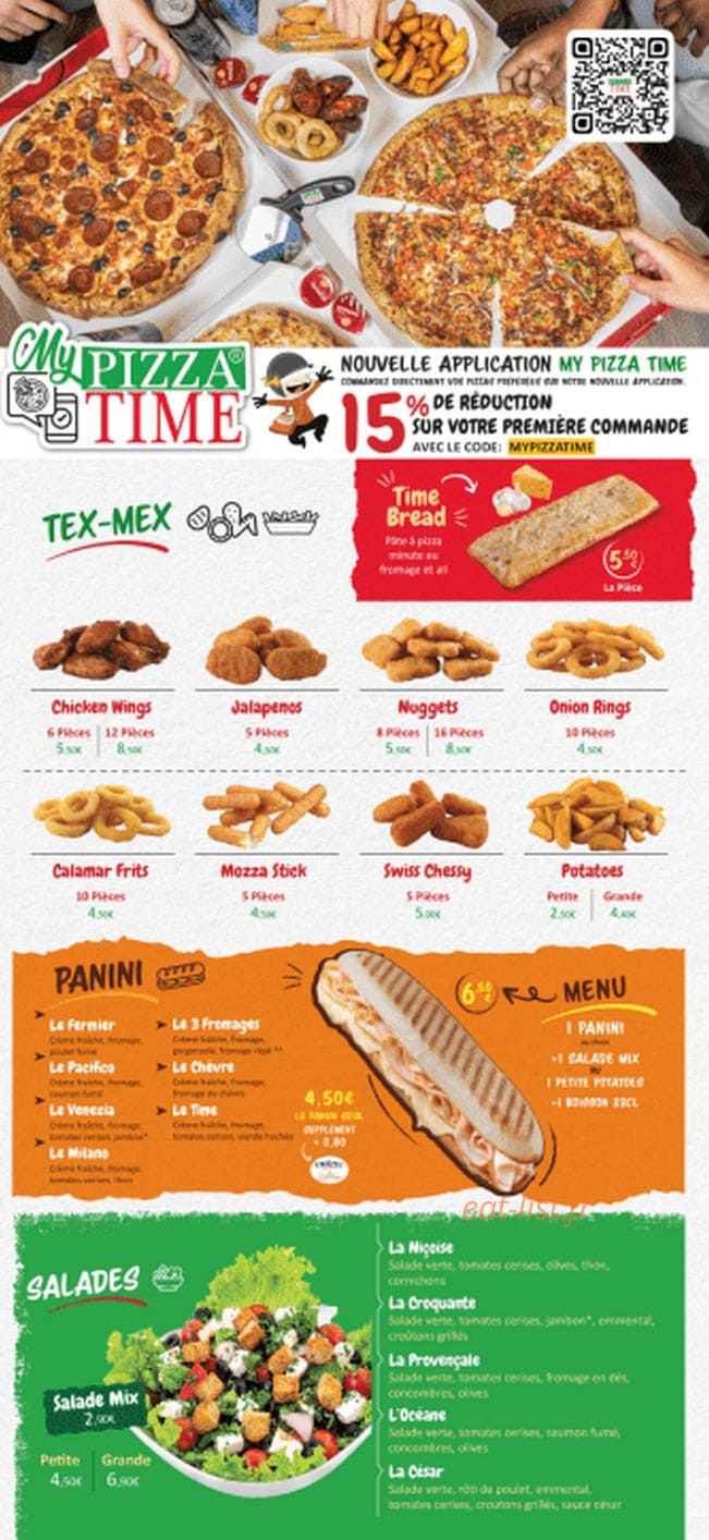 Pizza Time — carte page 4