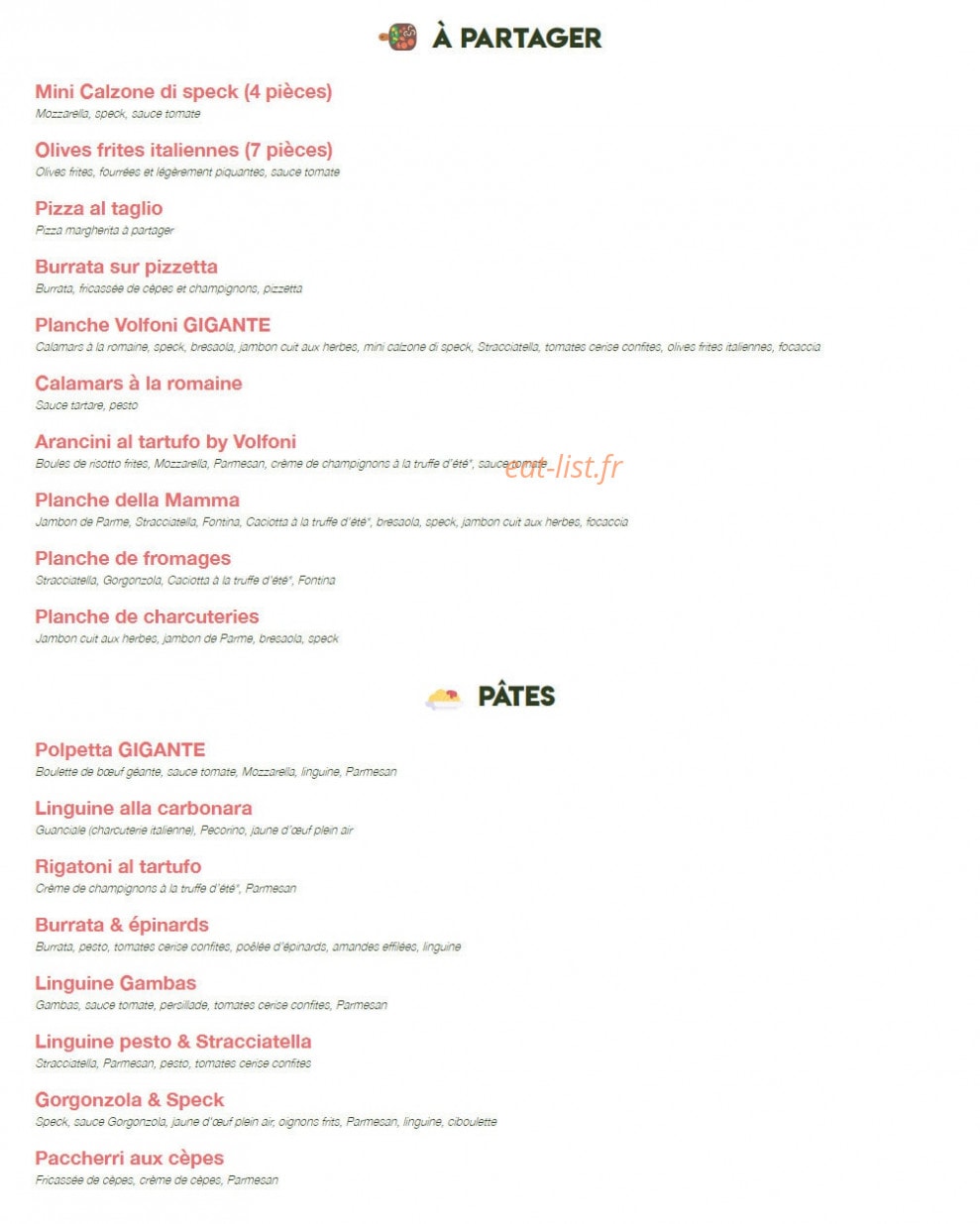 Volfoni — carte page 1
