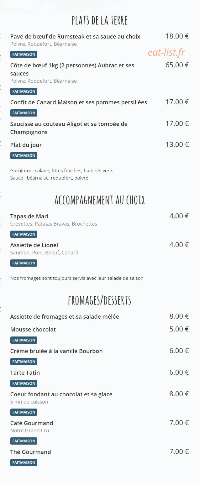 Aux 3 Acteurs — carte page 2