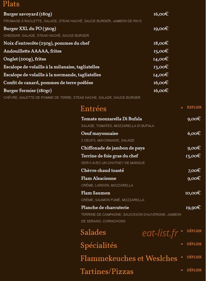 Le P.O — carte page 7