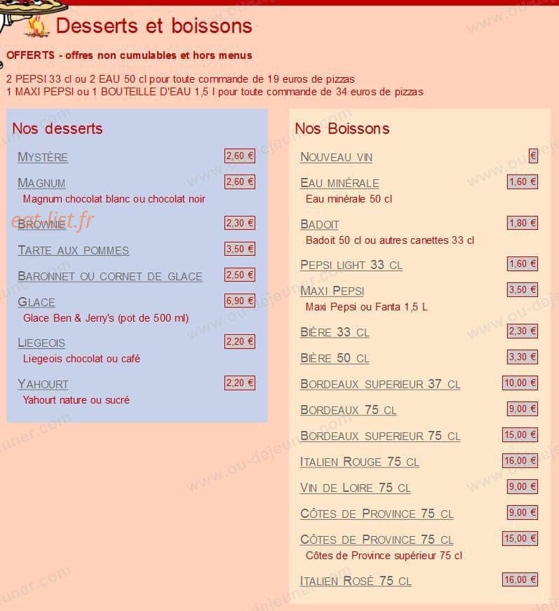 La Calypsia — carte page 4