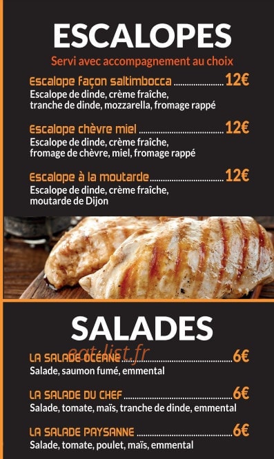 O'Saveurs Braisées — carte page 7