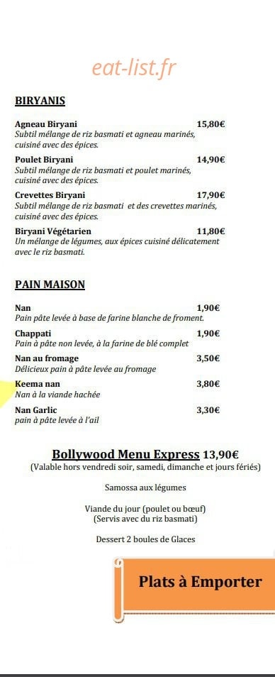 Bollywood — carte page 4