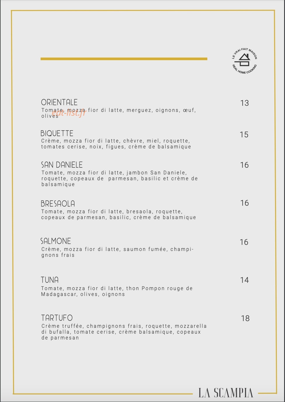 La Scampia — carte page 3