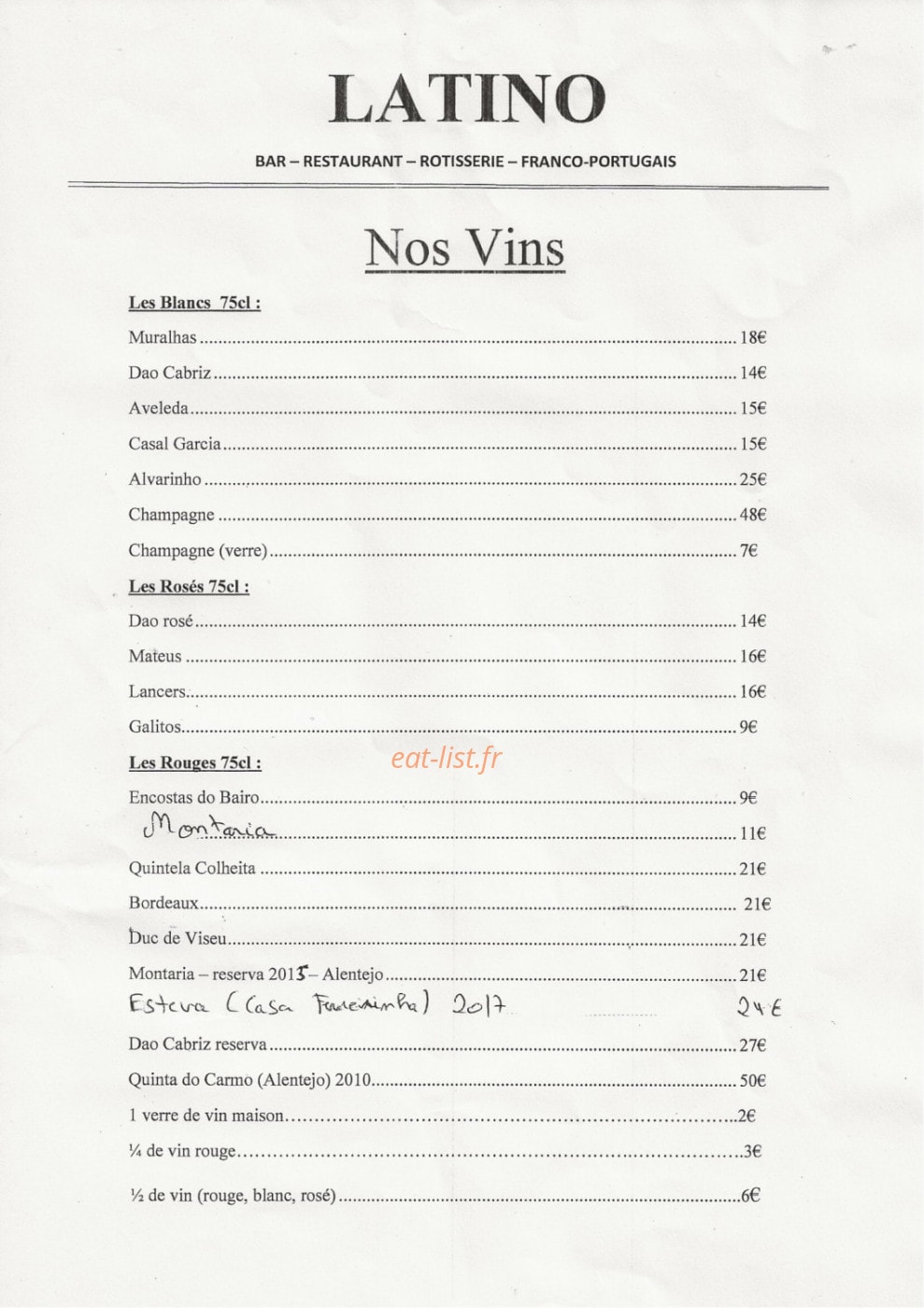 Latino — carte page 6