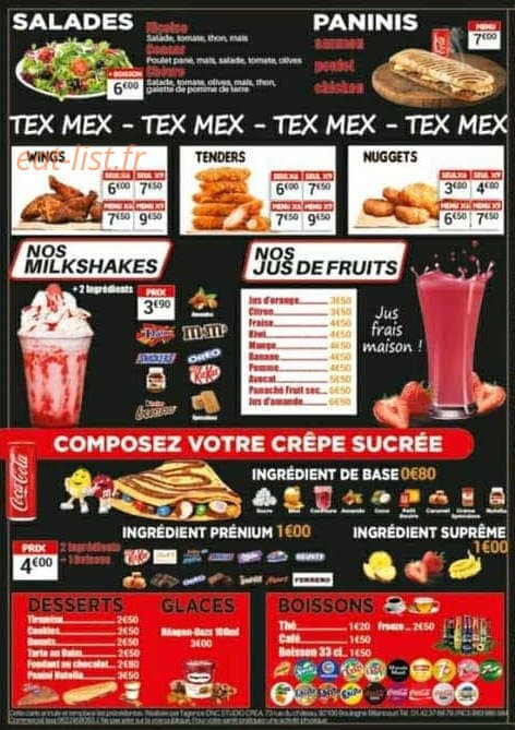 Mondial Sandwich — carte page 4