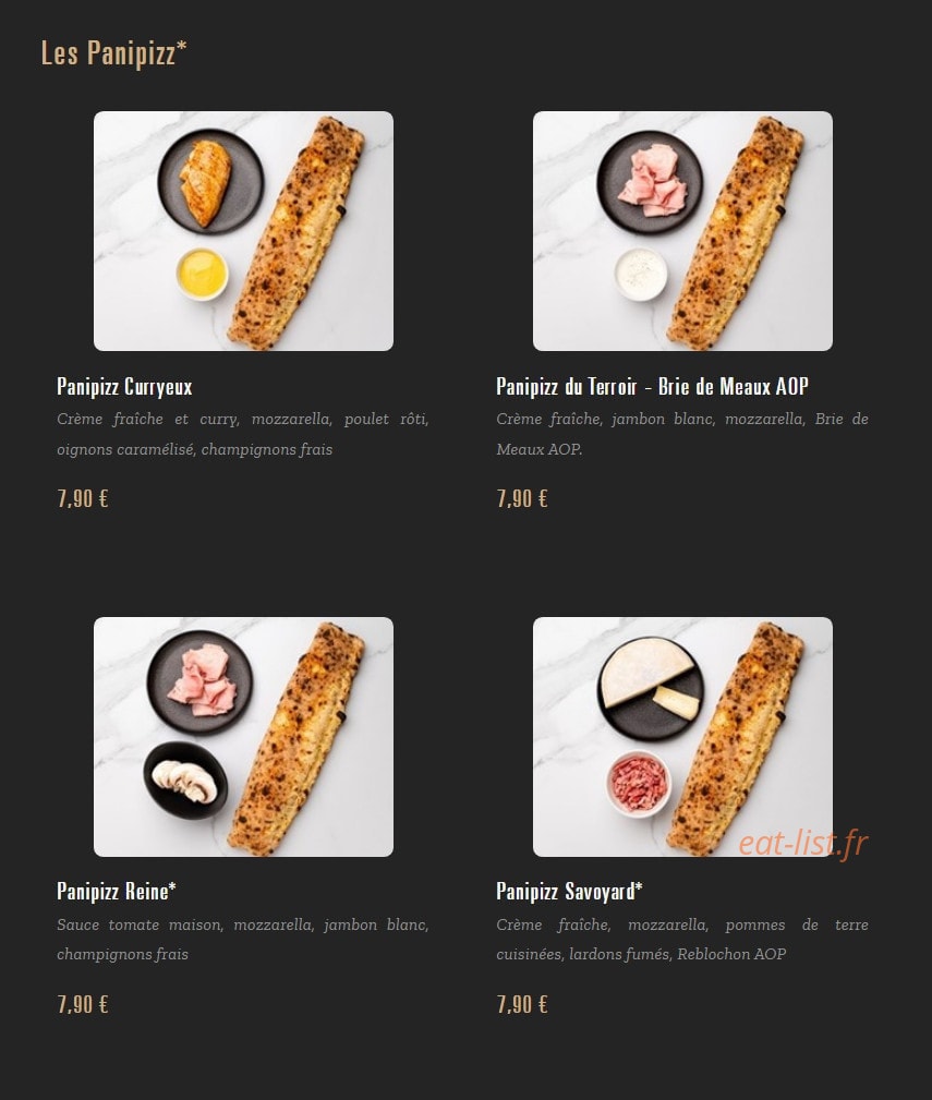 Pizza Cosy — carte page 4