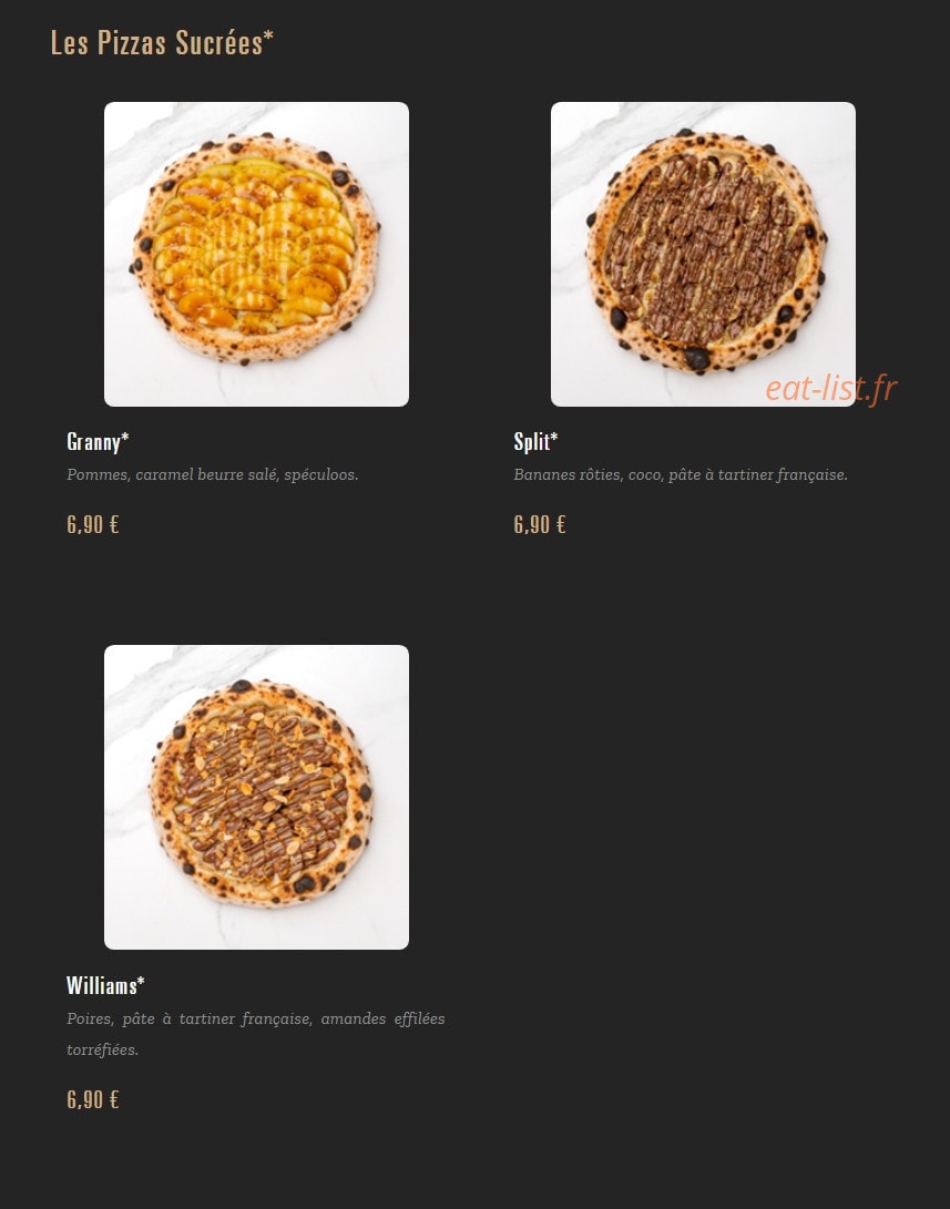 Pizza Cosy — carte page 6
