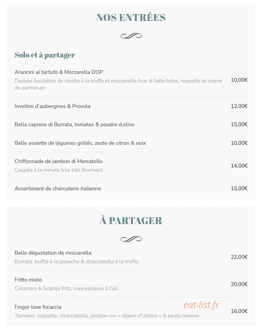 Il CaraBistro — carte page 4