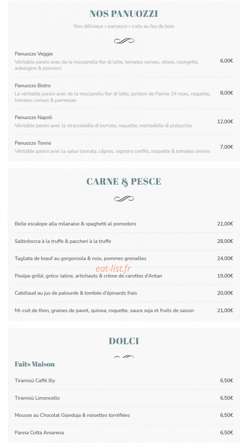 Il CaraBistro — carte page 6