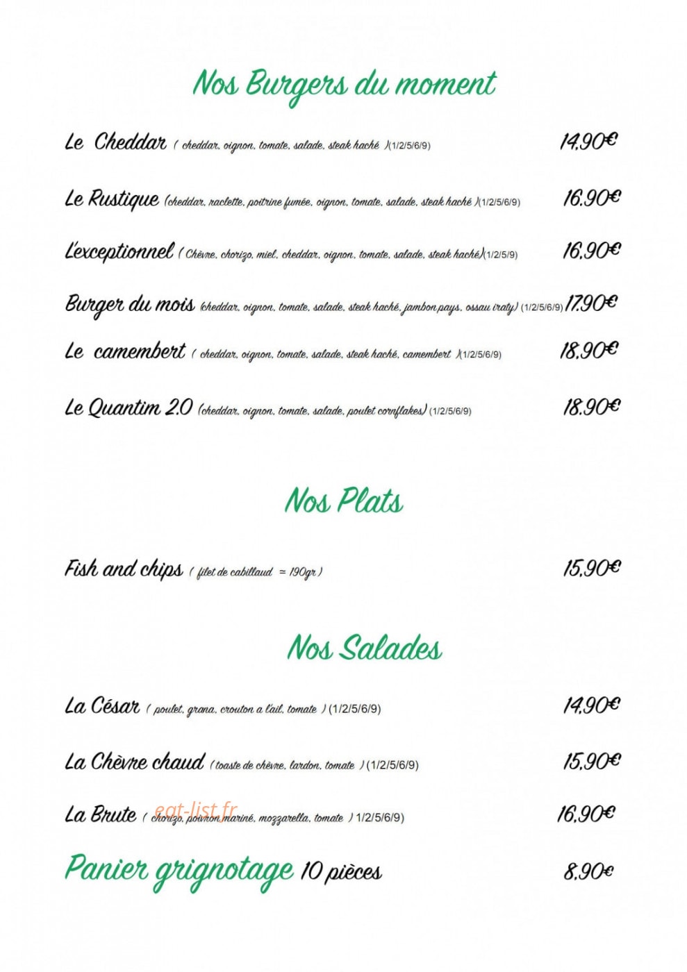 Quantim — carte page 1