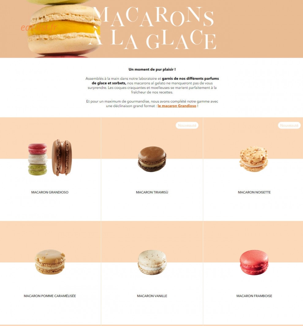 Amorino — carte page 9