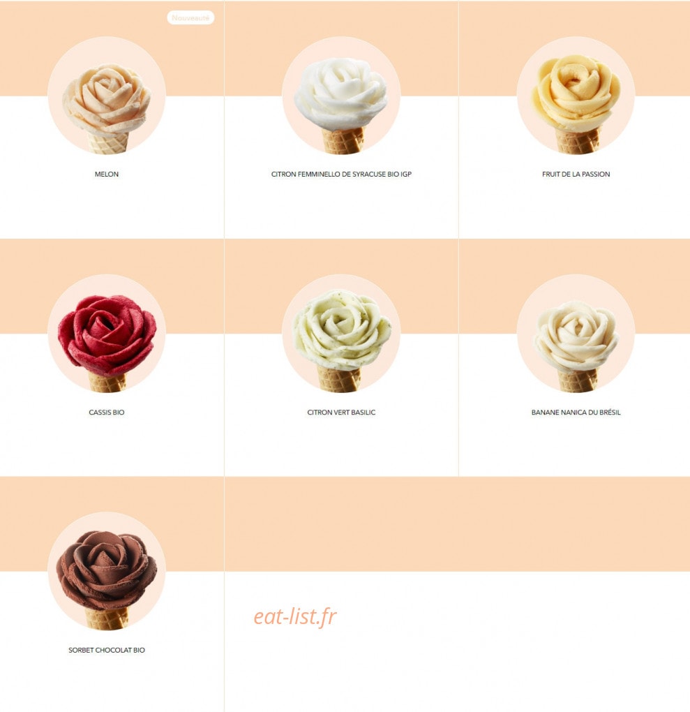 Amorino — carte page 2