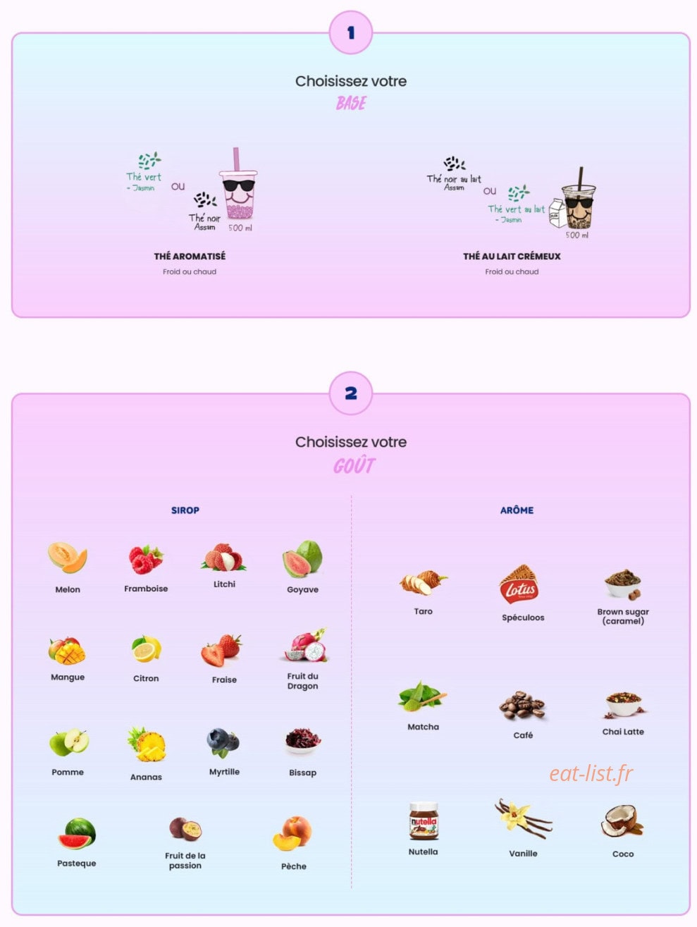 Bubble Bae — carte page 1