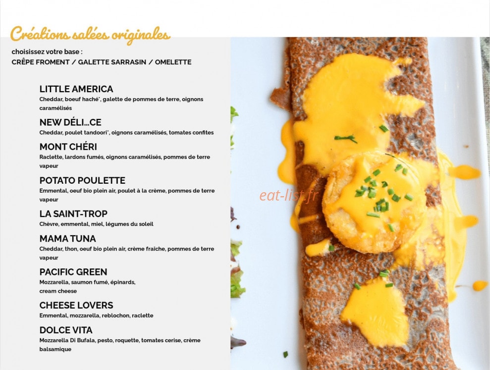 Crêpe Touch — carte page 1