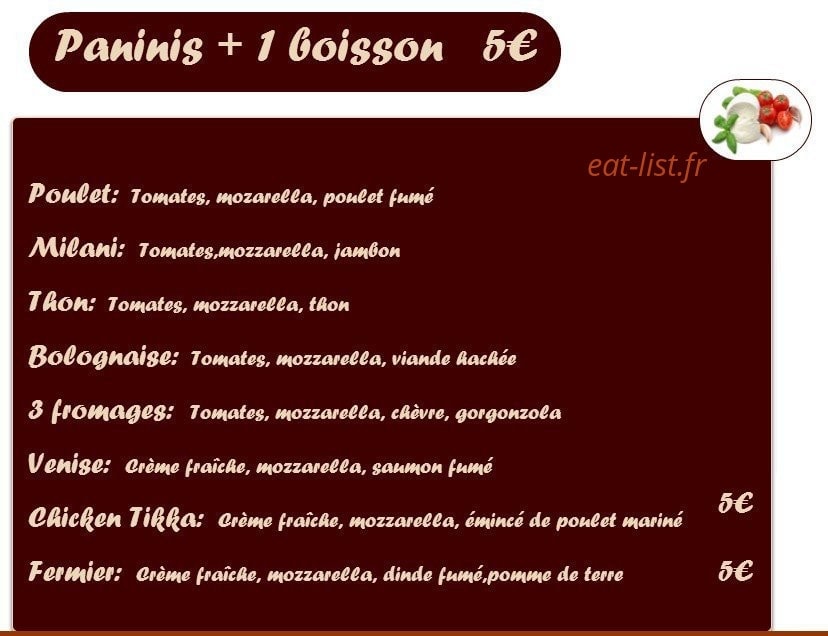 Diffa Pizza — carte page 2