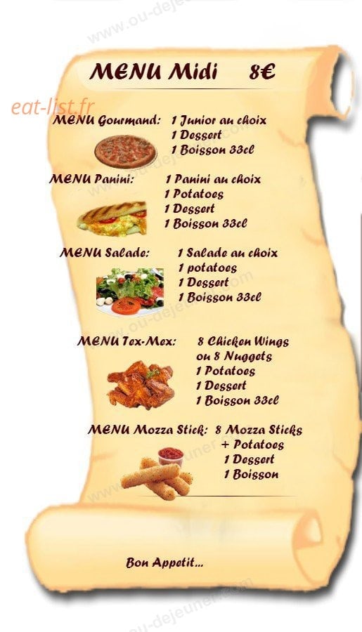 Diffa Pizza — carte page 7