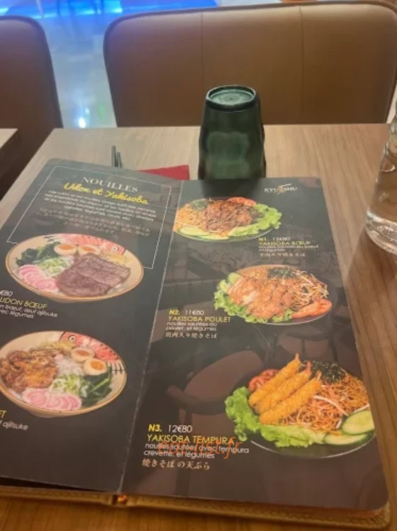 Carte et menu de Kyushu Ramen à Villeneuve la Garenne — Les plats suite