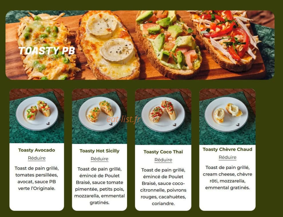 PB Poulet Braisé — carte page 4