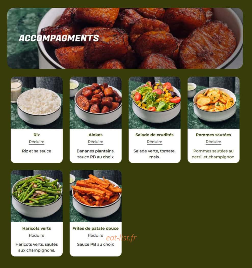 PB Poulet Braisé — carte page 10