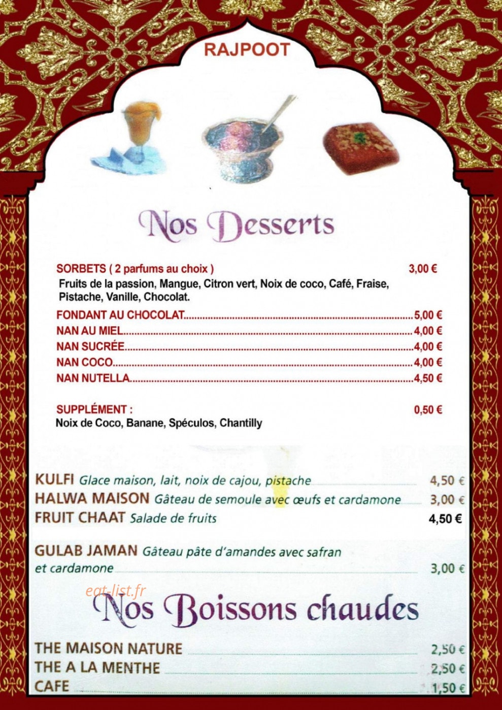 Rajpoot — carte page 9