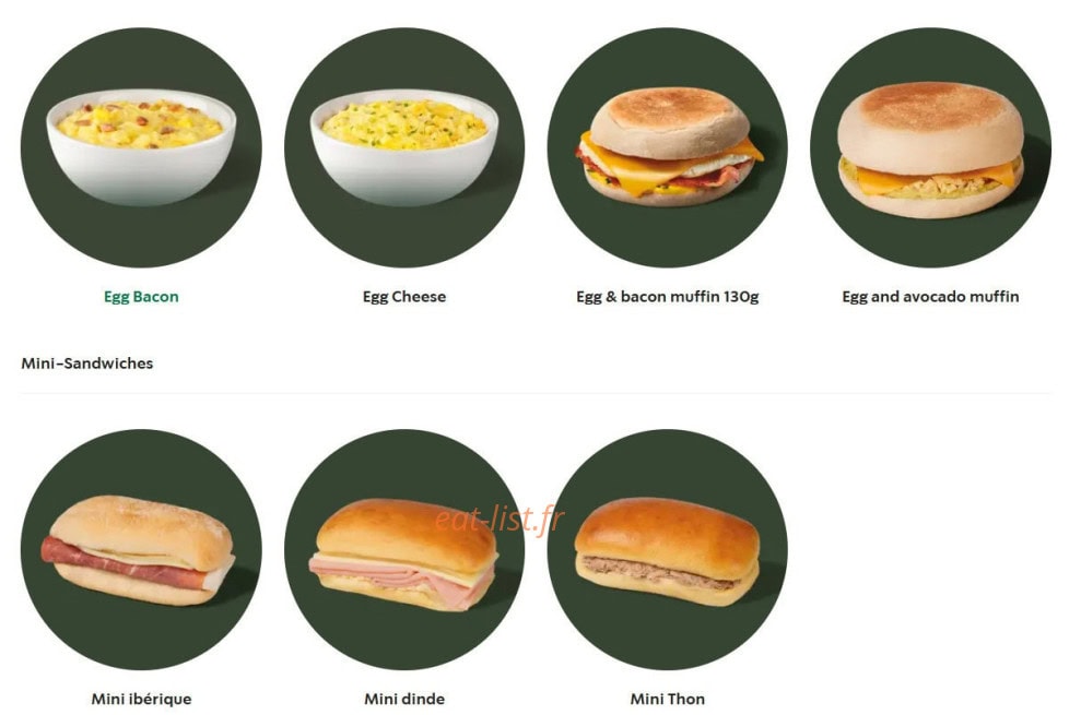 Starbucks — carte page 21