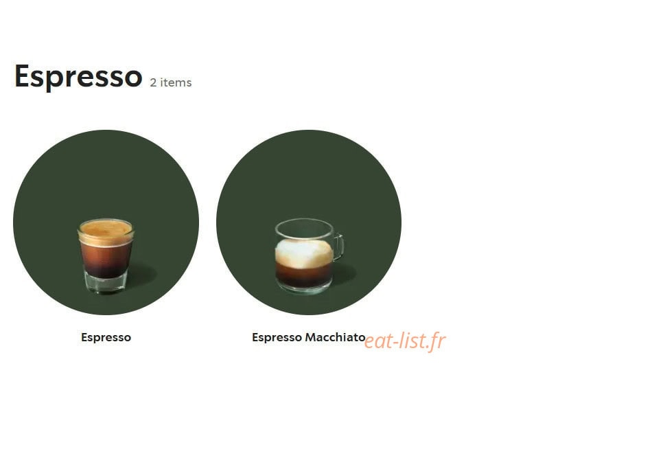 Starbucks — carte page 9