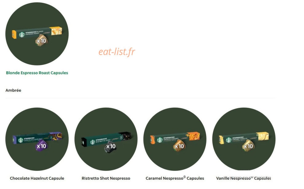 Starbucks — carte page 24