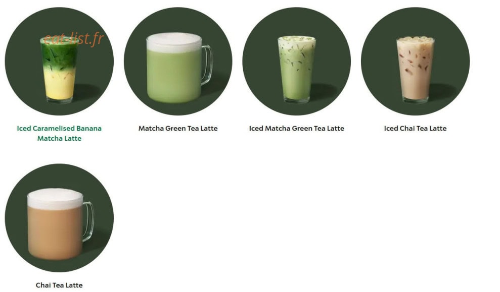 Starbucks — carte page 5