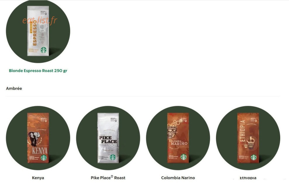 Starbucks — carte page 23