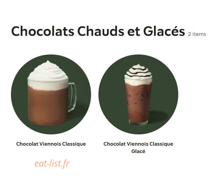 Starbucks — carte page 4