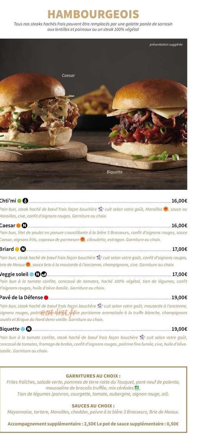 3 Brasseurs • Le Hub — carte page 8