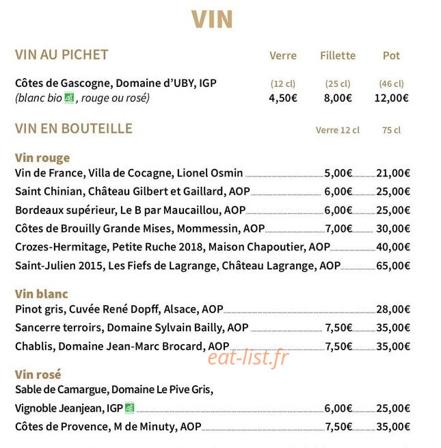 3 Brasseurs • Le Hub — carte page 12