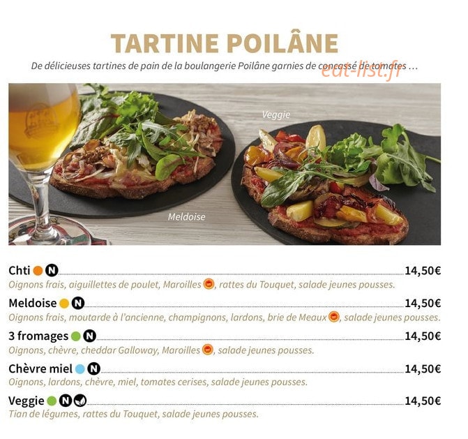3 Brasseurs • Le Hub — carte page 1