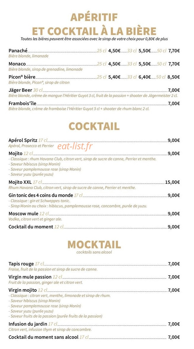 3 Brasseurs • Le Hub — carte page 11