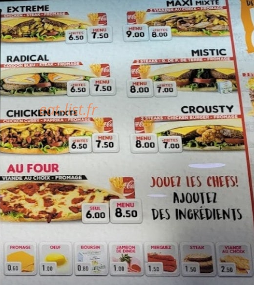 Bineau Food — carte page 6