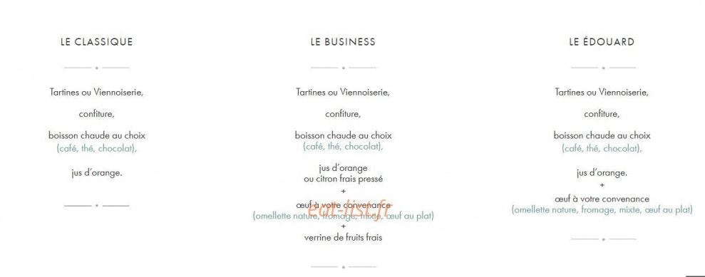 Bistro d'Édouard — carte page 1