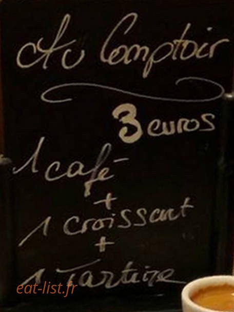 Bistro du Faubourg — carte page 1