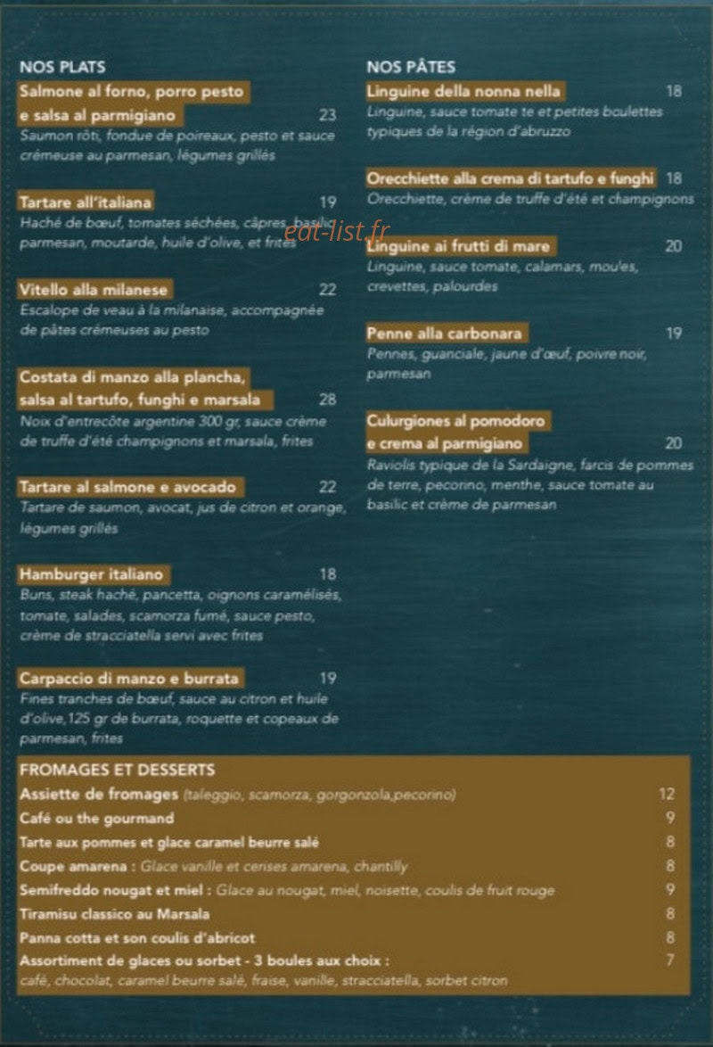 Da Bruno — carte page 2