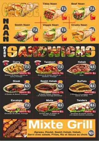 Fly Burger — carte page 4