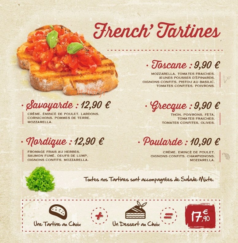 French Touch — carte page 1