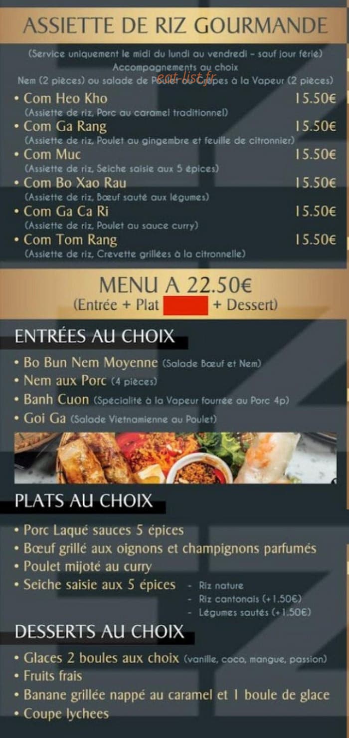 Goût Viet — carte page 1