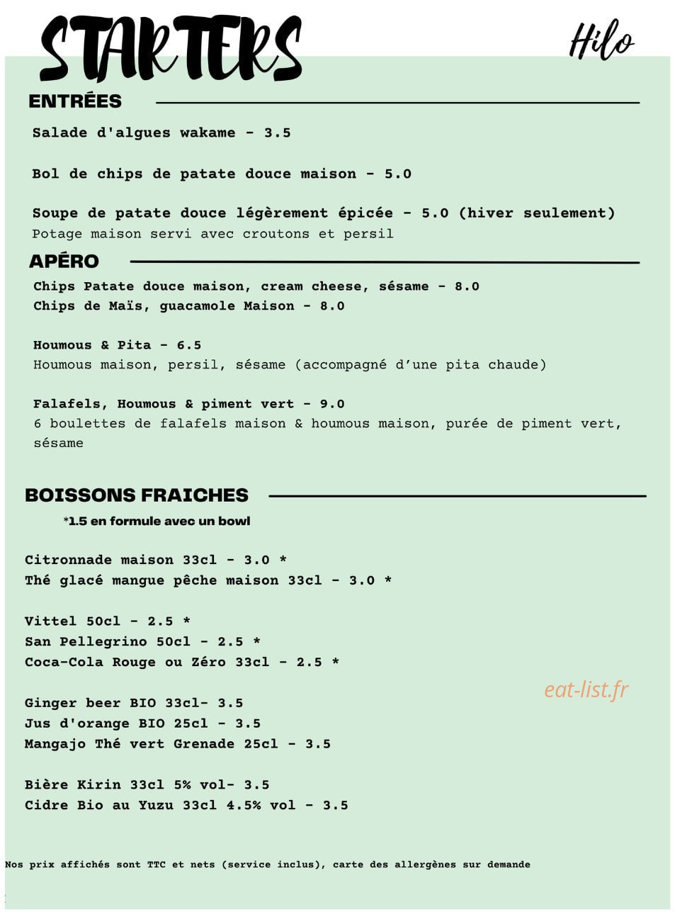 Hilo — carte page 1