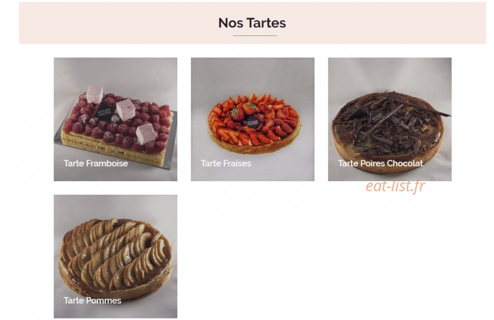 L'Atelier des Pains & co — carte page 4