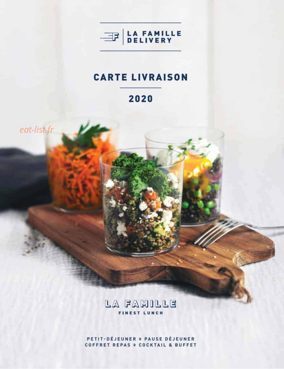 La Famille Finest Lunch — carte page 1