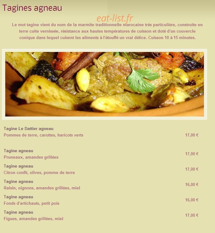 Le Dattier — carte page 3