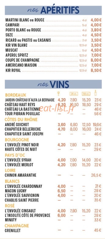 Le Mately's — carte page 4