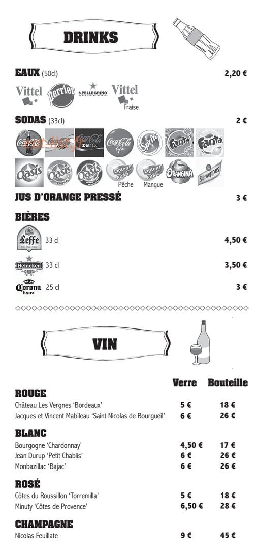 Le Pavillon Augustin — carte page 5