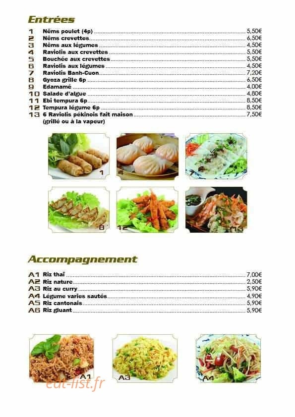 Le restaurant chez lola — carte page 2